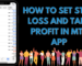 How to Set Stop Loss and Take Profit in MT4 App